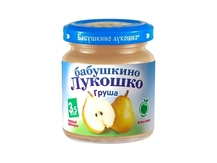 Детское пюре Бабушкино Лукошко, Груша, с 3.5 мес.
