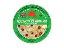 Капуста квашеная с клюквой